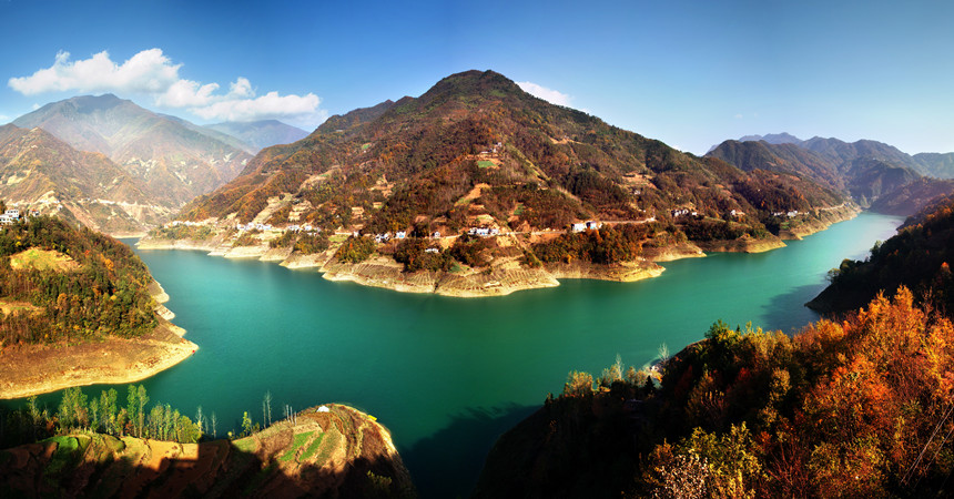 重慶巴山湖國家濕地公園。