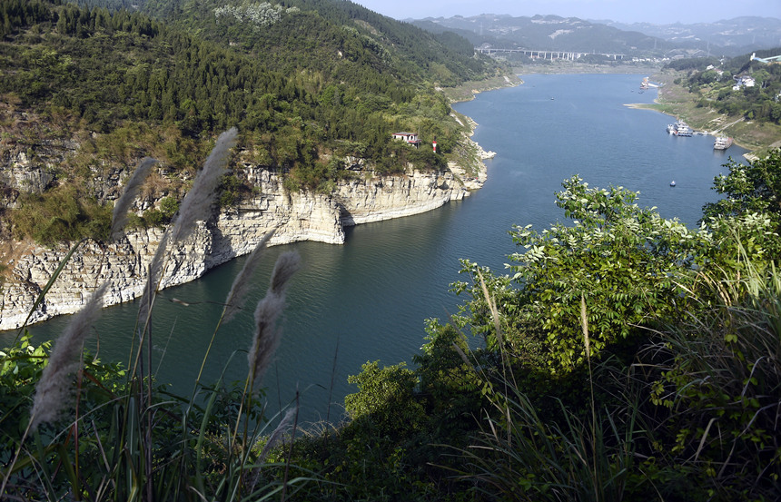 烏江畫廊重慶涪陵段景觀。黃河攝