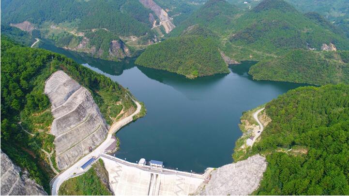 左柏水庫工程。重慶市水投集團(tuán)供圖