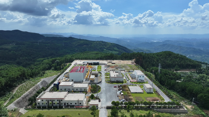 黃草峽儲氣庫鳥瞰圖。敖艾菲攝