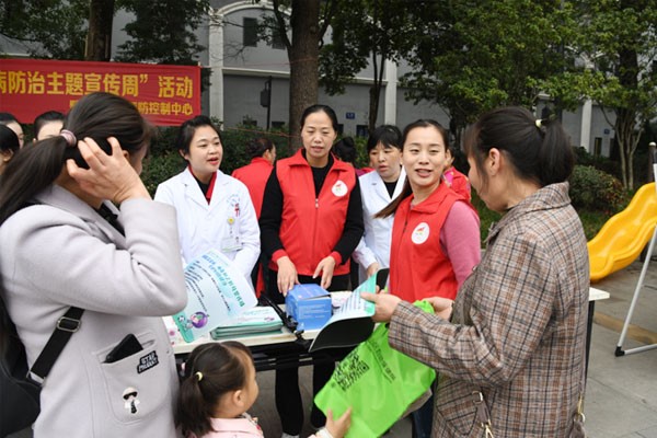 活動現(xiàn)場。璧山區(qū)婦幼保健院供圖