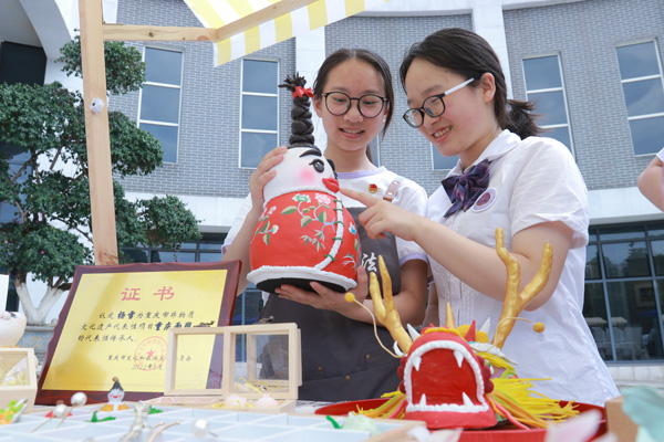 面塑藝術(shù)。戚馨月攝